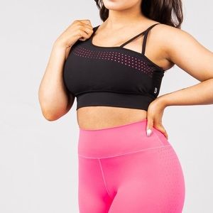 BuffBunny black vibe bra. NWT.